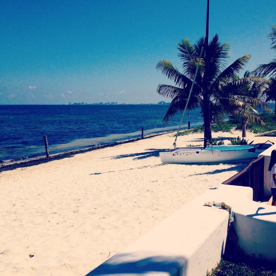 Bella Casa Privada Junto Al Mar Caribe Cancún Exterior foto