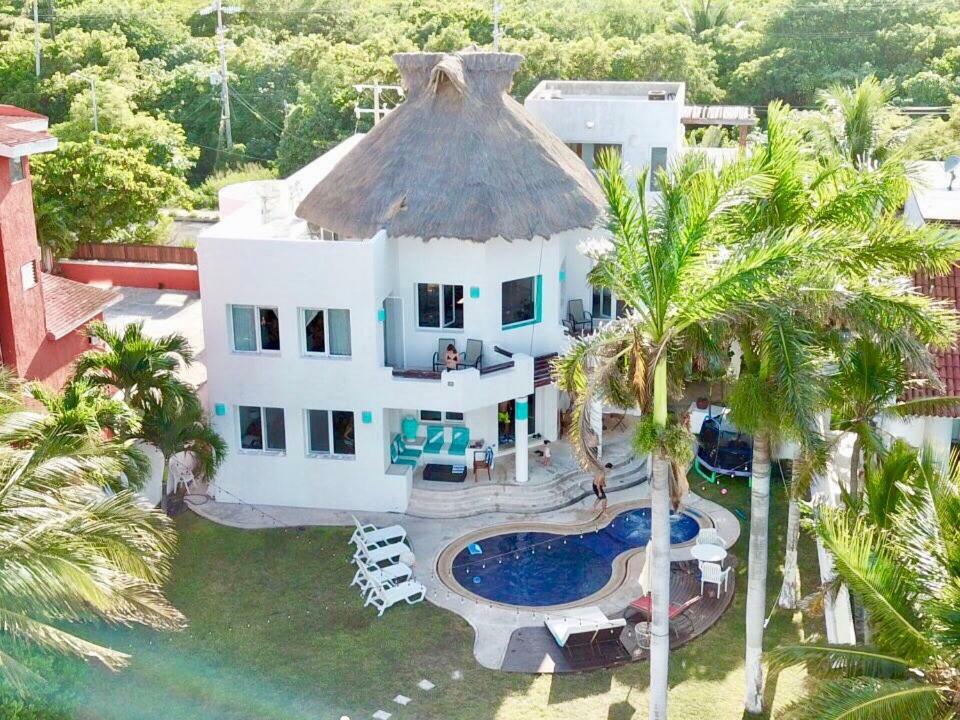 Bella Casa Privada Junto Al Mar Caribe Cancún Exterior foto